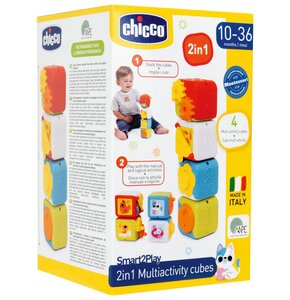 Zabawka edukacyjna CHICCO Smart2Play Wielofunkcyjne kostki 00011857000000