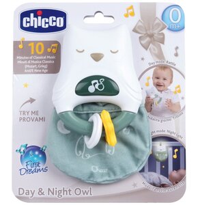 Grzechotka CHICCO First Dreams Sowa 2w1 00011819000000