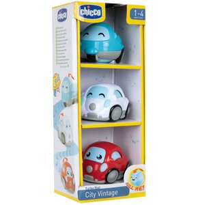 Zestaw pojazdów CHICCO Turbo Ball Turbokula Vintage 00011854000000 (3 szt.)