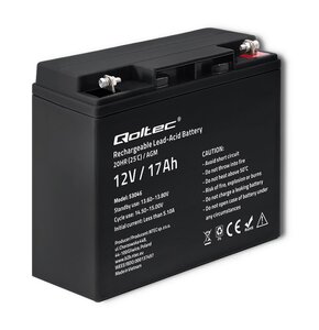 Akumulator QOLTEC 53046 17Ah 12V