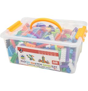 Klocki plastikowe ASKATO Klocki małych geniuszy Basic 123929