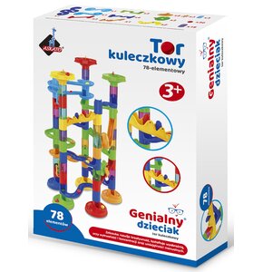 Zabawka ASKATO Tor kuleczkowy 117607 (78 elementów)