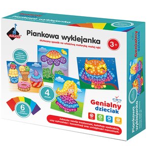 Zestaw kreatywny ASKATO Genialny dzieciak Piankowa wyklejanka Sowa 102757