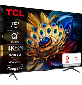 Telewizor TCL 75C69B 75" QLED 4K Google TV Dolby Vision Dolby Atmos HDMI 2.1