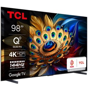Telewizor TCL 98C69B 98" QLED 4K Google TV Dolby Vision Dolby Atmos HDMI 2.1