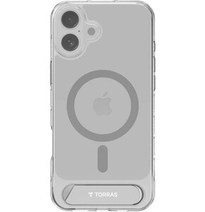 Etui TORRAS Pstand do Apple iPhone 16 Przezroczysty