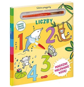 Książka z zadaniami Akademia Mądrego Dziecka. Wodne przygody Liczby (twarda okładka)