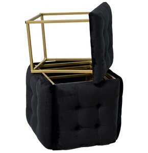 Pufa GO GIFT Puf 5w1 Czarno-żółty