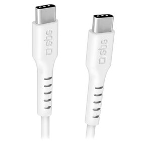 Kabel SBS USB-C - USB-C 240W 3m Biały