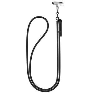 Smycz do telefonu TECH-PROTECT C1S Rope Crossbody Strap Czarny