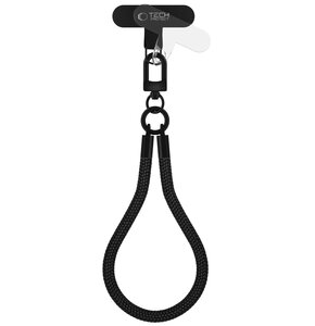 Smycz do telefonu TECH-PROTECT C3S Rope Wrist Strap Czarny