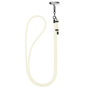 Smycz do telefonu TECH-PROTECT C1S Rope Crossbody Strap Kremowy