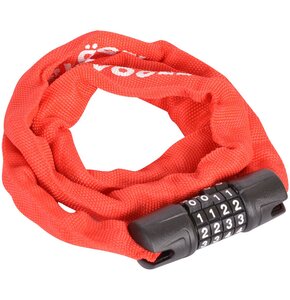 Zapięcie rowerowe VÖGEL VZP-42432R Łańcuch Czerwony
