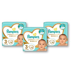 Pieluchomajtki PAMPERS Premium Care 3 (234 szt)