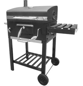 Grill węglowy BOTTARI Vulcano z kominem 58 x 42 cm