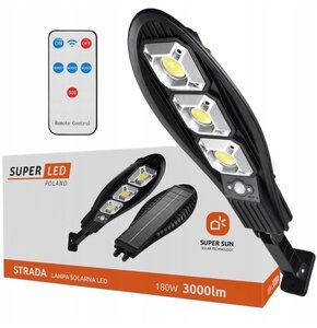 Lampa solarna SUPERLED Strada 9047 + Pilot