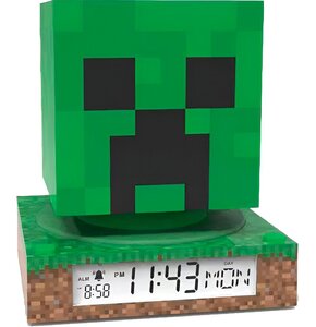 Budzik z lampką nocną KIDS EUROSWAN Minecraft MIN3020