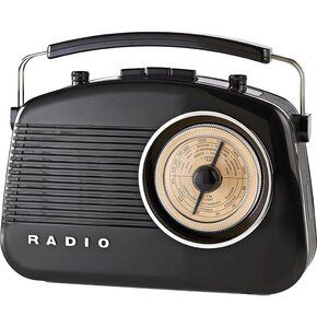 Radio NEDIS RDFM5000BK Przenośne Analogowe Czarny