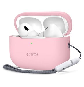 Etui na słuchawki TECH-PROTECT Silicone do Apple Airpods Pro 1/2 Różowy