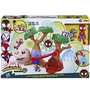 Zestaw figurek HASBRO Spidey i super-kumple Domek na drzewie Baza Dino-Webs F94775L0