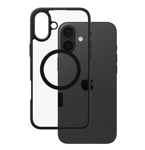 Etui PANZERGLASS Flagship Urban MagSafe do Apple iPhone 16 Plus Przezroczysto-czarny