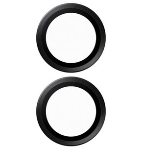 Szkło hartowane na obiektyw PANZERGLASS Hoops Camera Lens Protector do Apple iPhone 16/16 Plus Czarny