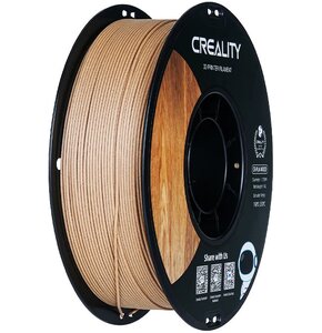 Filament CREALITY CR-PLA Wood, Średnica 1.75 mm, 1 kg (1 szt.) Brązowy