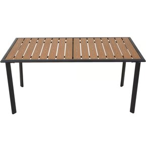 Stół ogrodowy PATIO Solar Brązowo-czarny