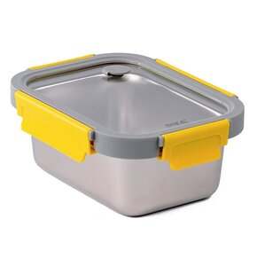 Pojemnik stalowy PIKA MetalShock 800 ml Srebrno-przezroczysty