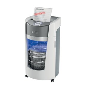 Niszczarka LEITZ IQ OptiMax Office 35 L, P-5, Ścinki, Automatyczny Start/Stop, Funkcja cofania