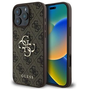 Etui GUESS 4G Big Logo do Apple iPhone 16 Pro Brązowy