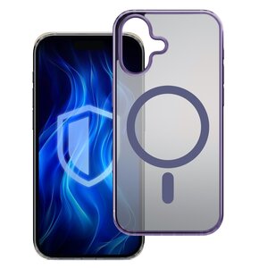 Etui 3MK Frosty MagCase do Apple iPhone 16 Fioletowy