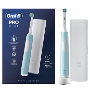 Szczoteczka rotacyjna ORAL-B Pro 1 Niebieski + Etui