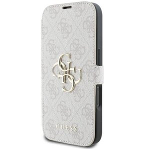 Etui GUESS 4G Metal Logo do Apple iPhone 16 Różowy