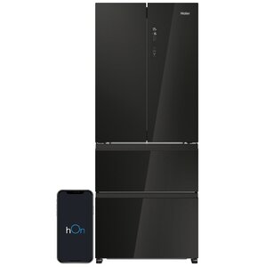 Lodówka HAIER HFR3718ENGB Side by Side No Frost 177.5cm Czarna
