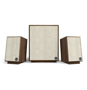 Aktywne kolumny podstawkowe z subwooferem KLIPSCH HERITAGE PROMEDIA 2.1 Orzech (para)