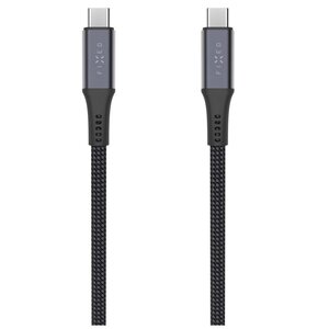 Kabel pleciony USB-C - USB-C FIXED 240W 2 m Szary