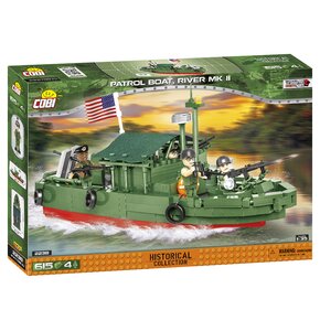 Klocki plastikowe COBI Historical Collection Vietnam War Patrol Boat River MKII COBI-2238