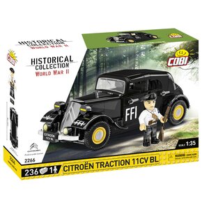 Klocki plastikowe COBI Historical Collection World War II Citroen Traction 11CV BL COBI-2266
