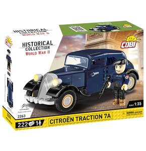 Klocki plastikowe COBI Historical Collection World War II 1934 Citroen Traction 7A COBI-2263