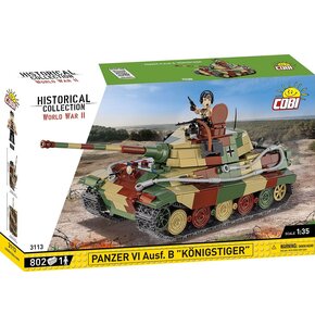 Klocki plastikowe COBI Historical Collection World War II Panzer VI Ausf. B Königstiger COBI-3113