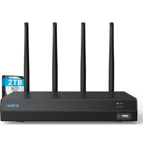 Rejestrator NVS12W Z Dyskiem 2TB REOLINK Wifi 12-Kanałowy