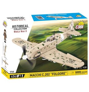 Klocki plastikowe COBI Historical Collection World War II Macchi C.202 Folgore COBI-5760