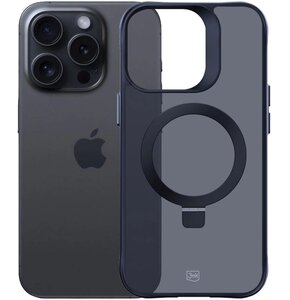 Etui 3MK Smoke Case Mag & Stand do Apple iPhone 14 Pro Czarny