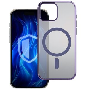 Etui 3MK Frosty MagCase do Apple iPhone 15 Plus Fioletowy