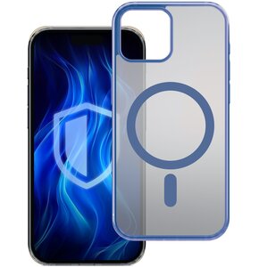 Etui 3MK Frosty MagCase do Apple iPhone 12 Pro Max Niebieski