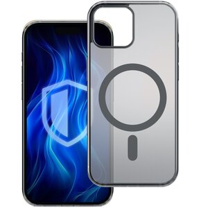 Etui 3MK Frosty MagCase do Apple iPhone 12/12 Pro Czarny