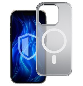 Etui 3MK Frosty MagCase do Apple iPhone 15 Pro Max Biały