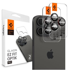 Nakładka na obiektyw SPIGEN Optik Pro L-Series Glas.Tr ”Ez Fit” do Apple iPhone 14 Pro/Pro Max/15 Pro/Pro Max/16 Pro/16 Pro Max Czarny