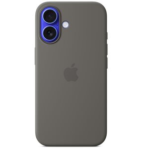Etui APPLE Silicone Case MagSafe do iPhone 16 Górska szarość